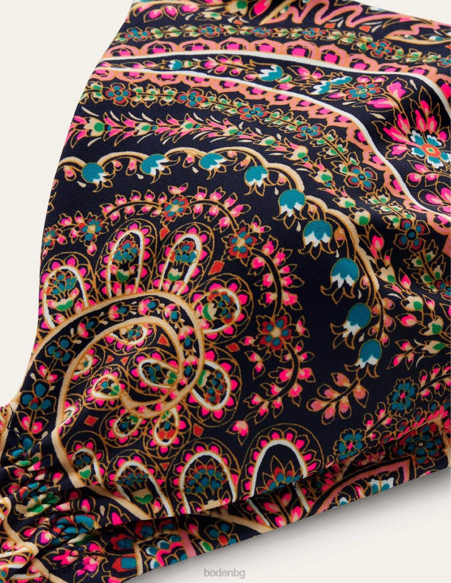 облекло Boden горна част на бикини с v-образно деколте лек флот и дворец Жени LL68247