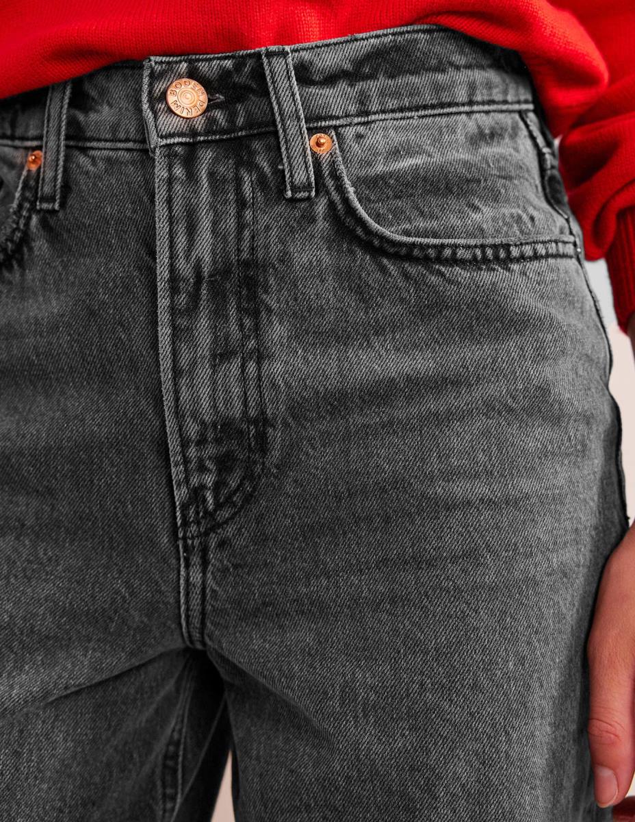 облекло Boden заострени дънки от 90-те с висока талия измито черно Жени LL68665