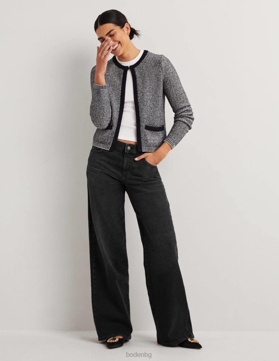 облекло Boden широки дънки с ниска талия черен Жени LL681837