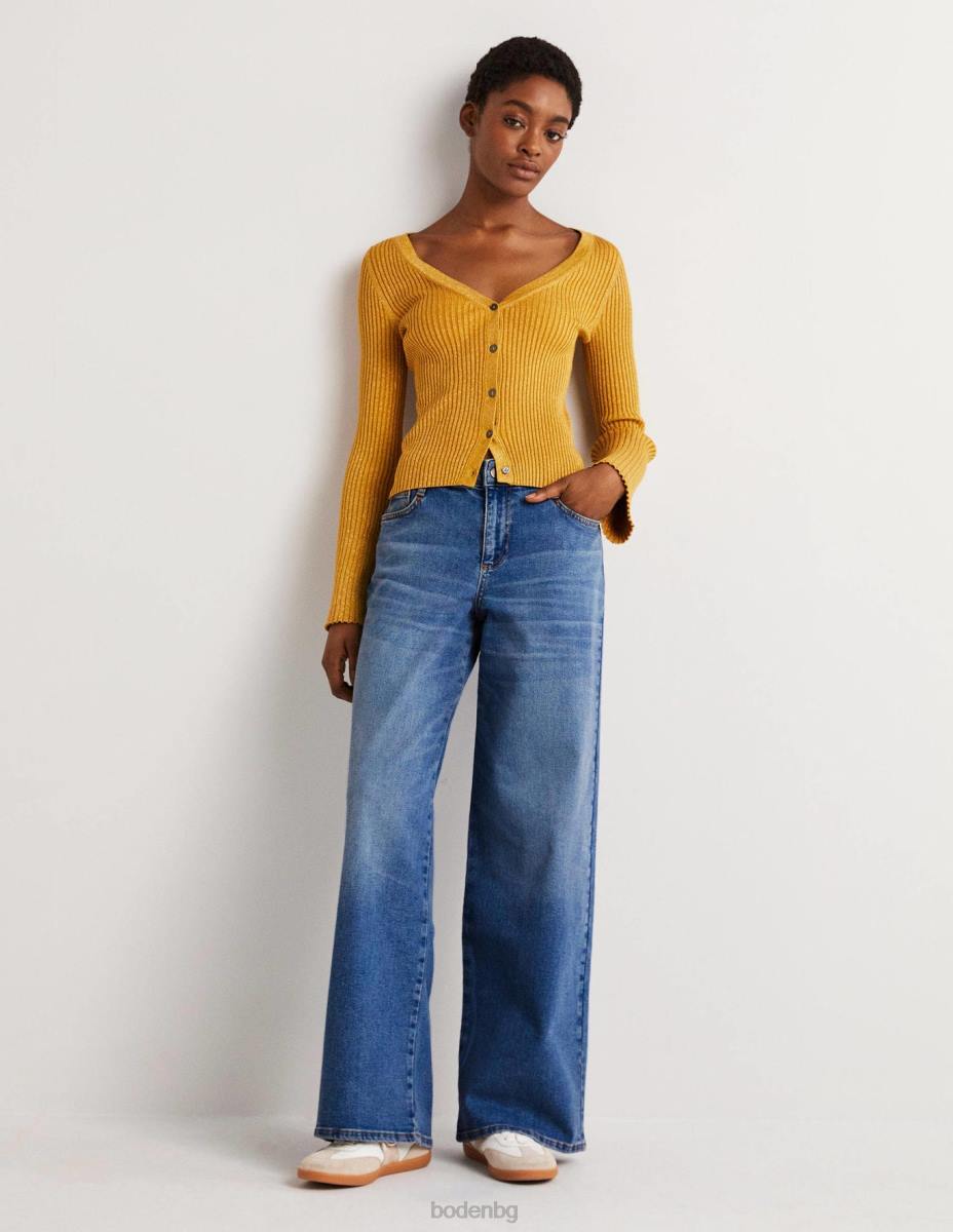 облекло Boden широки дънки с ниска талия лека реколта Жени LL682232