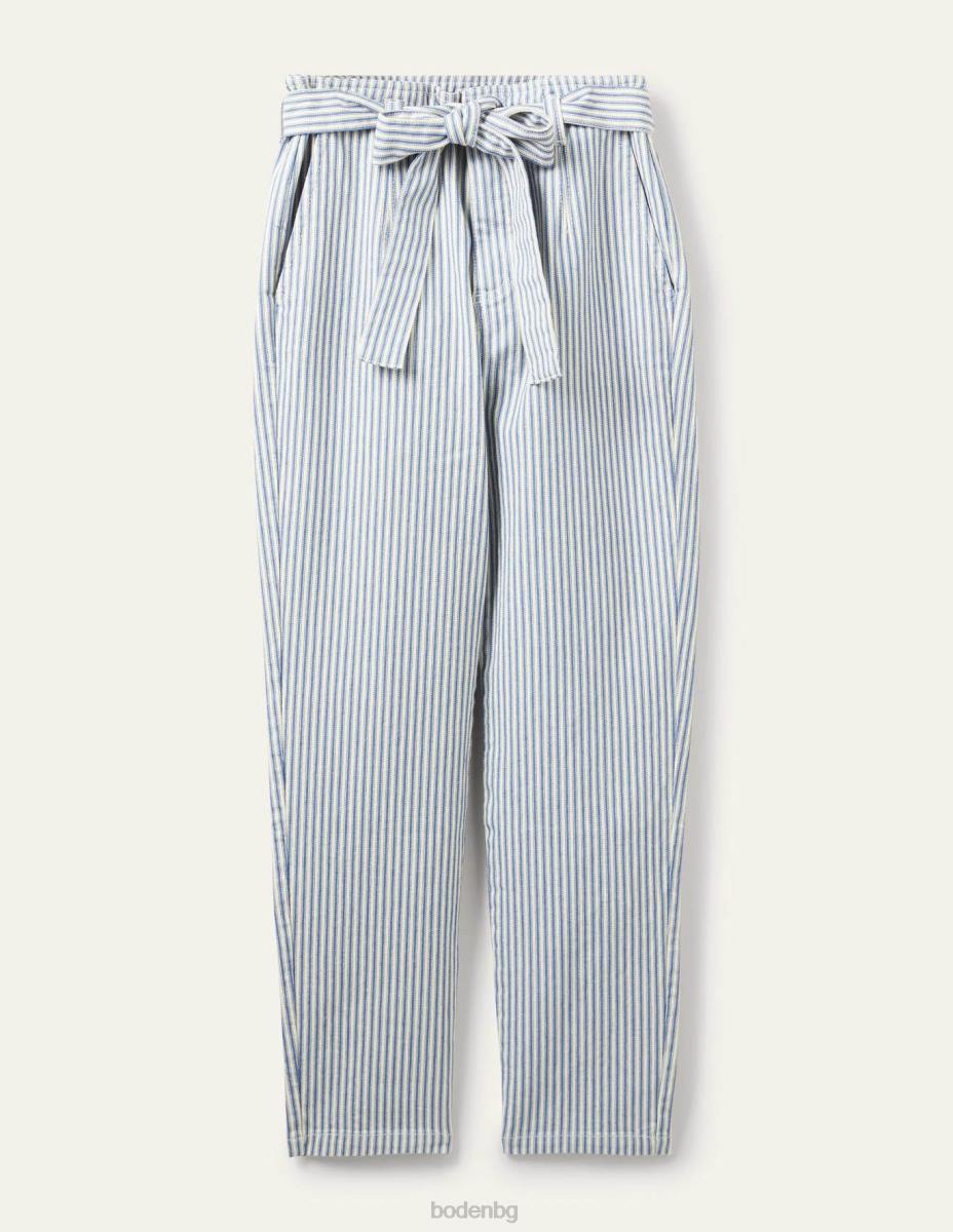 облекло Boden вратовръзка на талията дънки тиктакаща ивица на атлантическия океан Жени LL682470