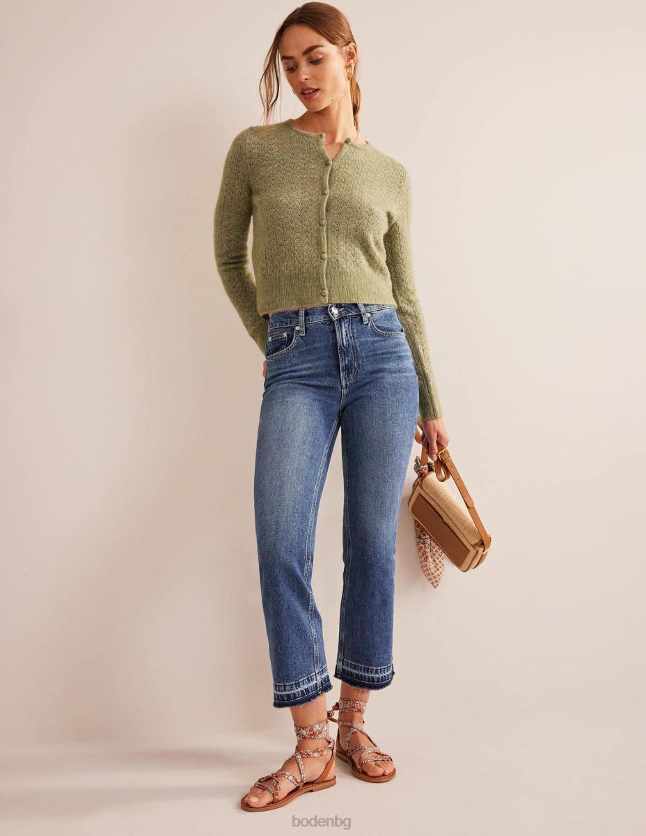 облекло Boden дънки със средна височина тъмна реколта Жени LL68654