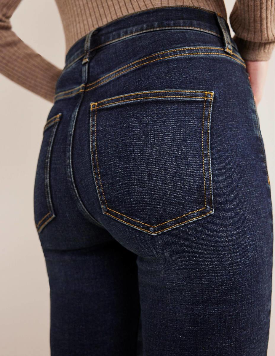 облекло Boden тънки дънки със средна височина индиго реколта Жени LL68655