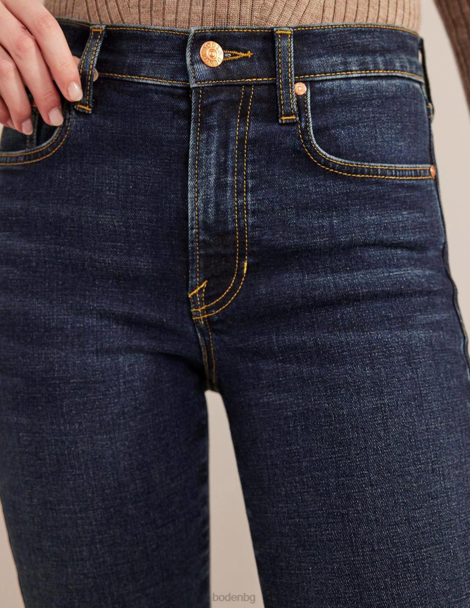 облекло Boden тънки дънки със средна височина индиго реколта Жени LL68655