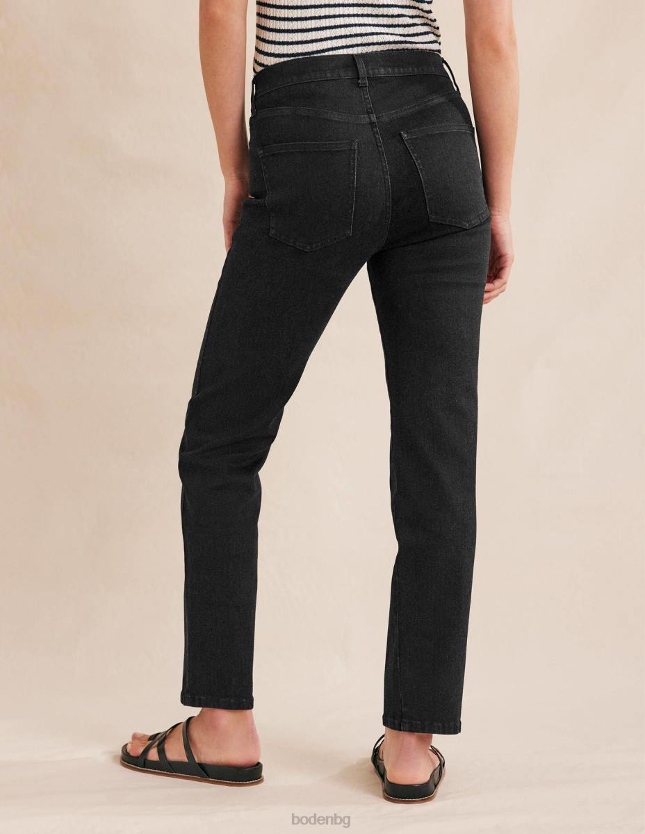 облекло Boden тънки дънки със средна височина черен Жени LL68656