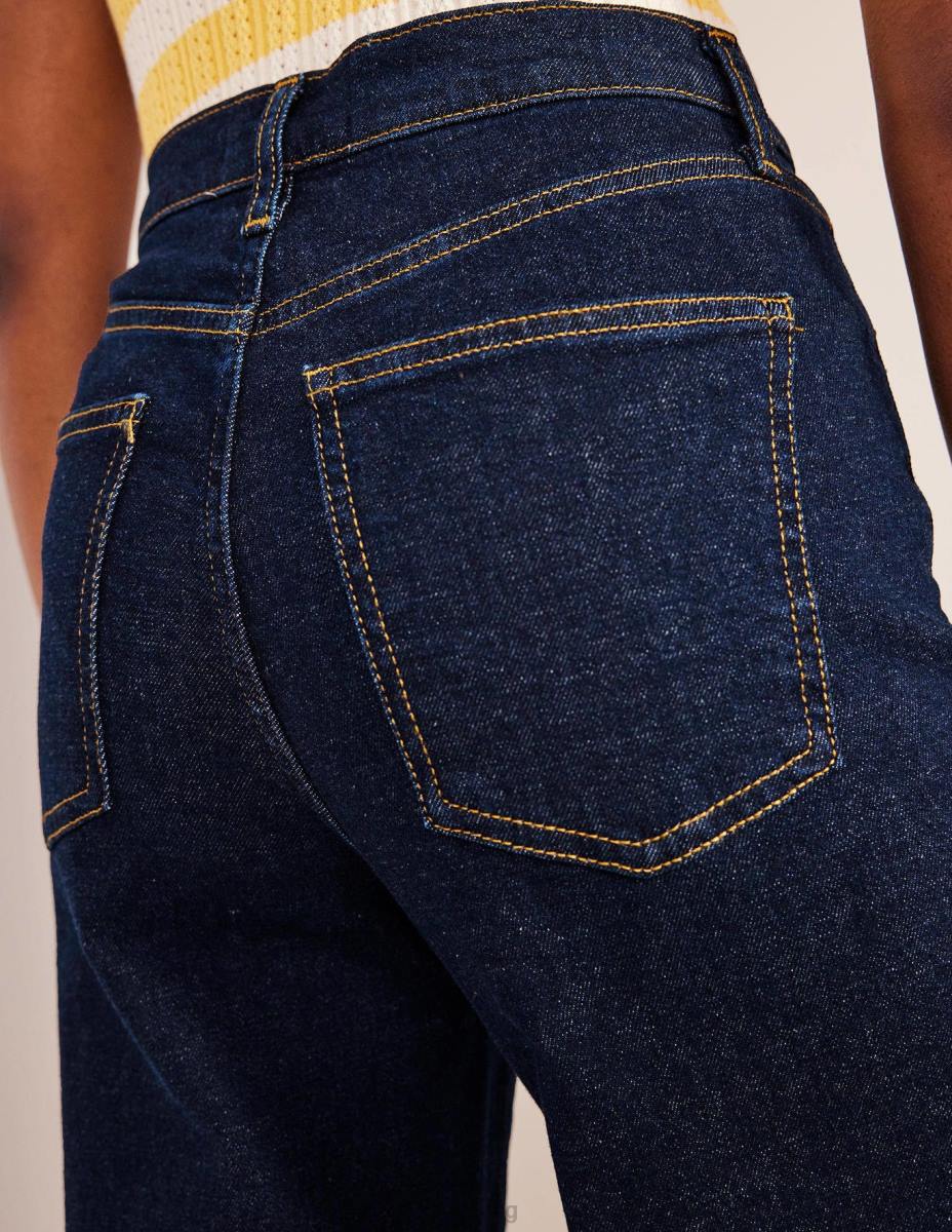 облекло Boden широки дънки с висока талия индиго Жени LL68658