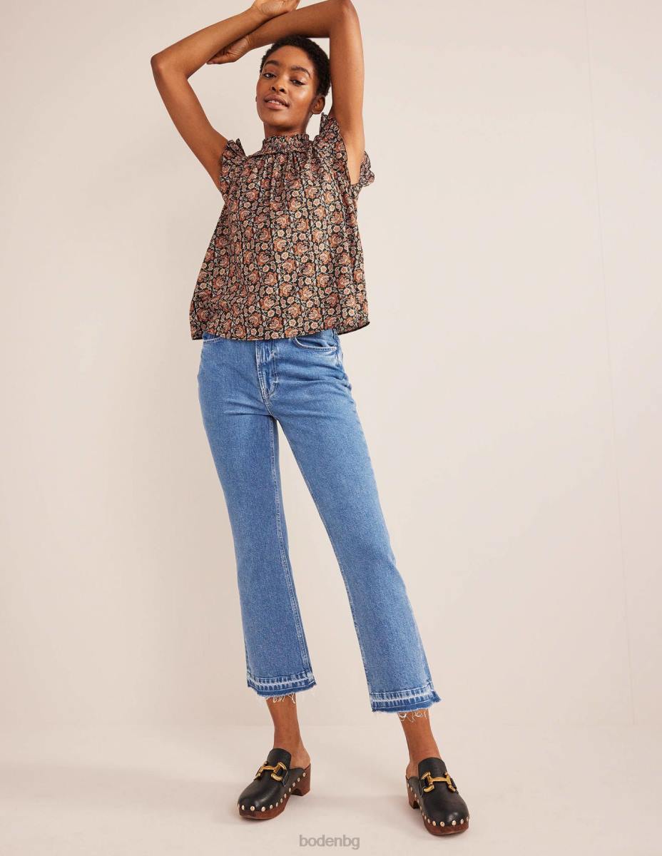 облекло Boden дънки със средна височина средна реколта Жени LL68663