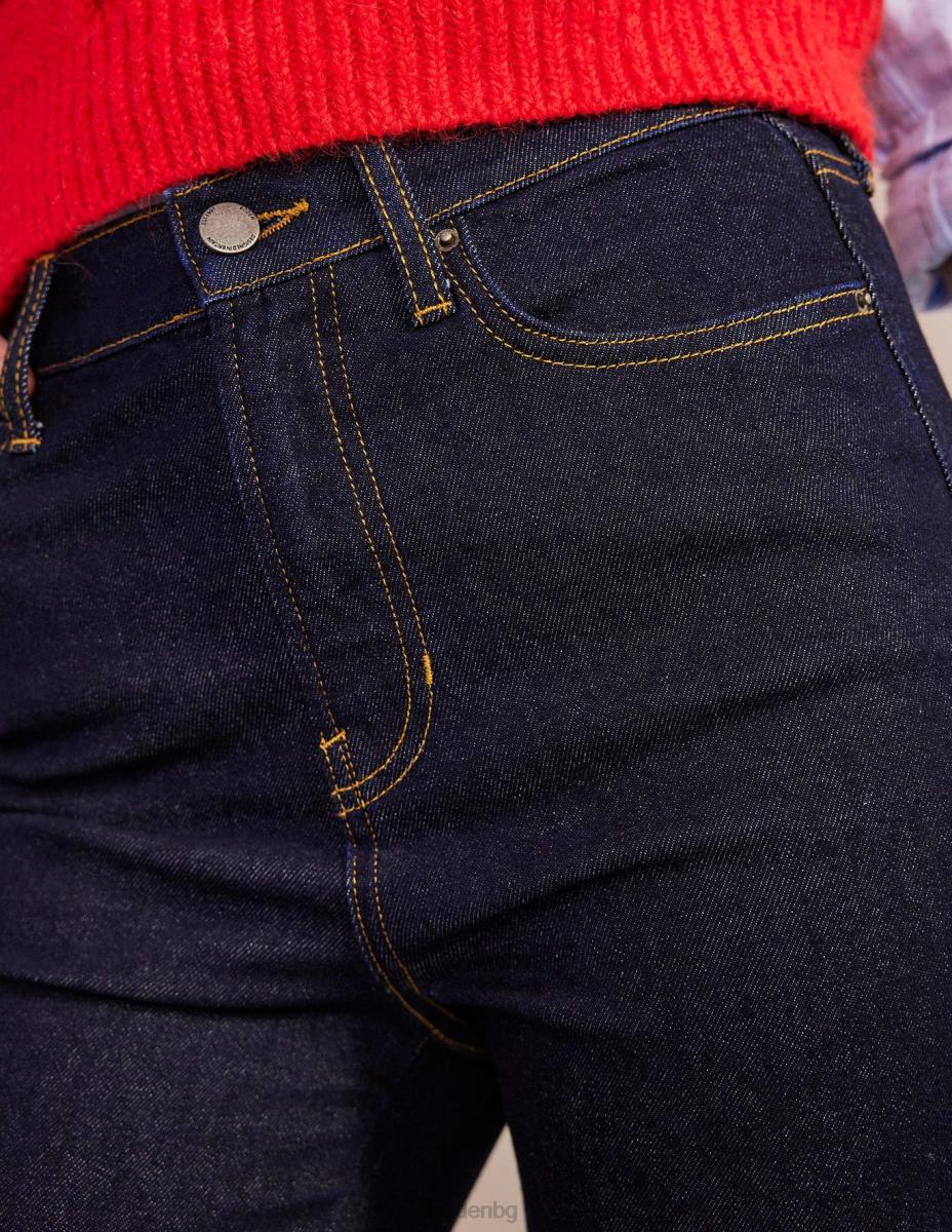 облекло Boden дънки с висока талия индиго Жени LL68664