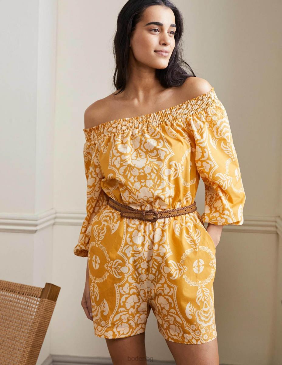 облекло Boden костюм за игра с отворени рамена масло и разцвет на страстта Жени LL682429