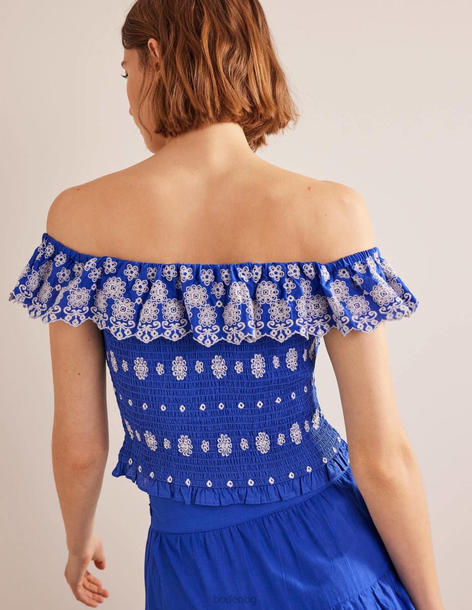 облекло Boden горна част от раменете островен сапфир Жени LL681099