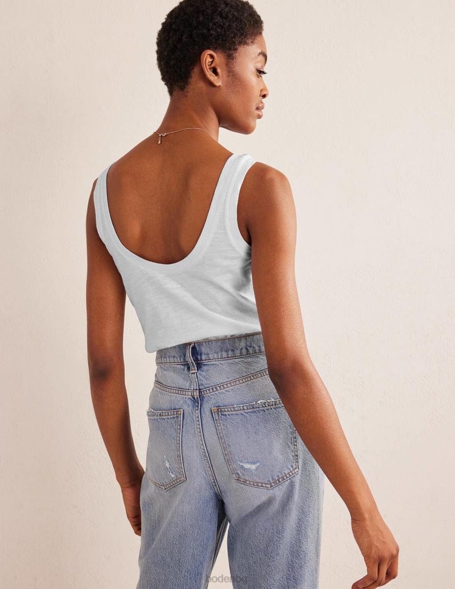 облекло Boden спокойна жилетка с широка деколте бяло Жени LL681106