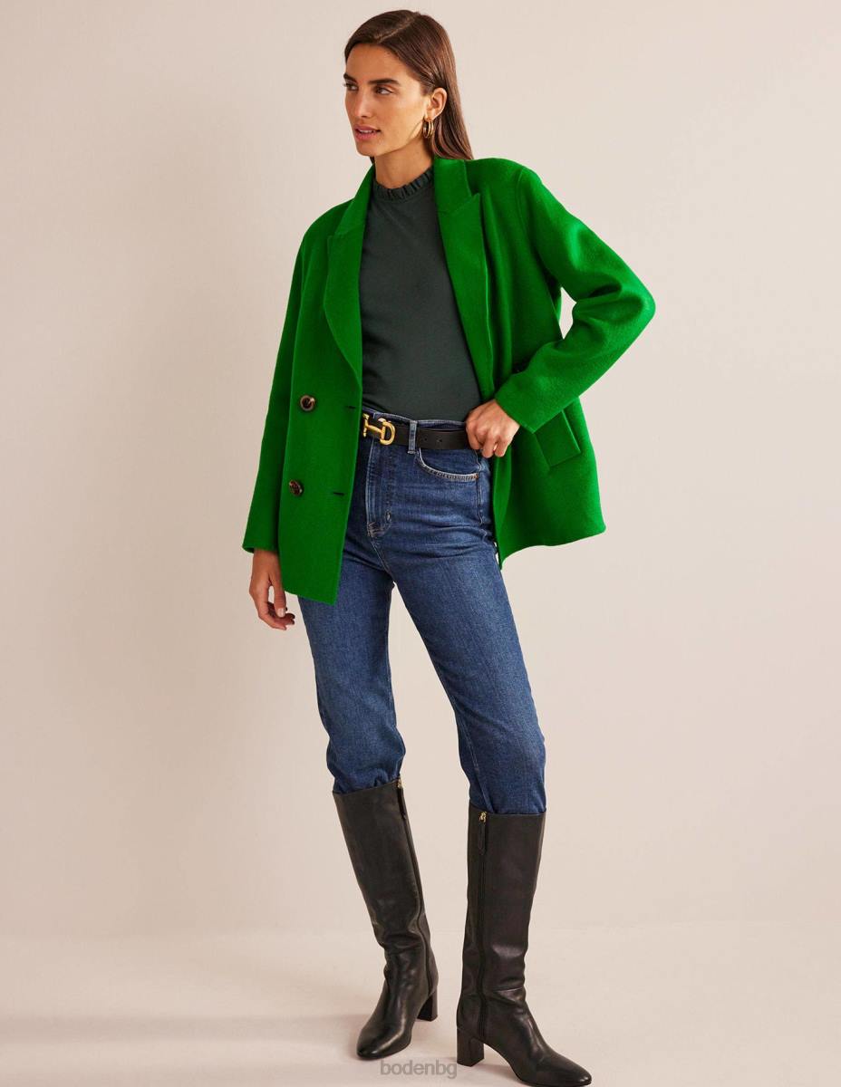 облекло Boden горна част със супермеки волани чатсуърт зелено Жени LL68126