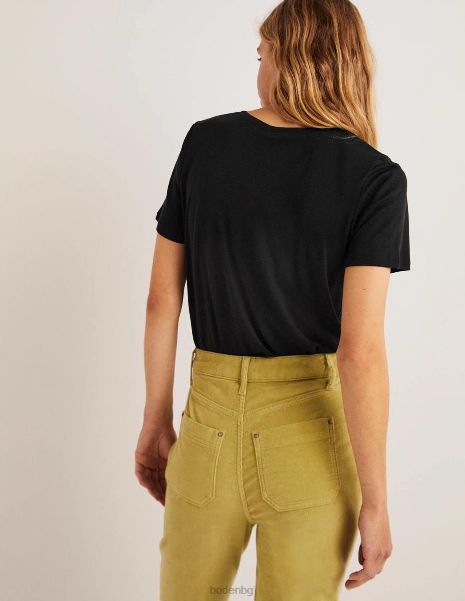 облекло Boden мека тениска черен Жени LL681355