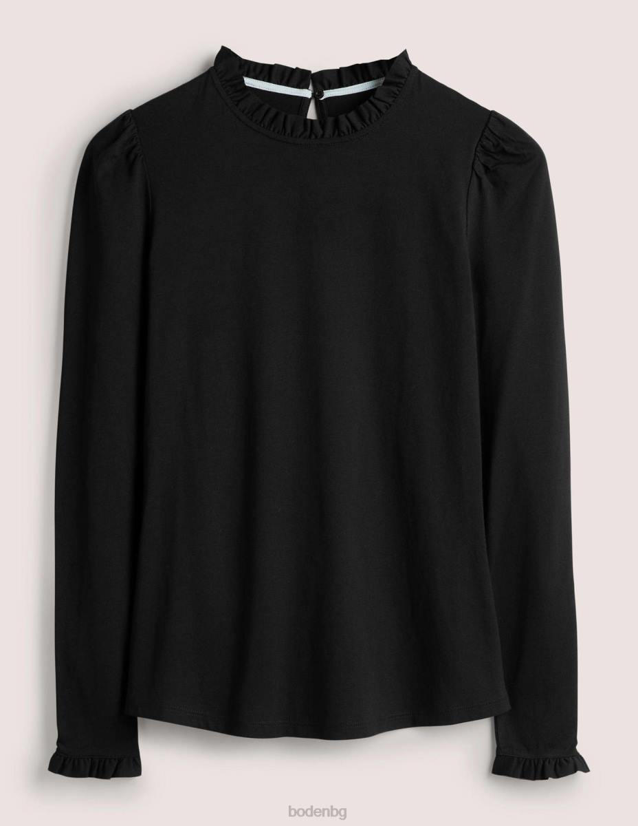 облекло Boden горна част със супермеки волани черен Жени LL68135