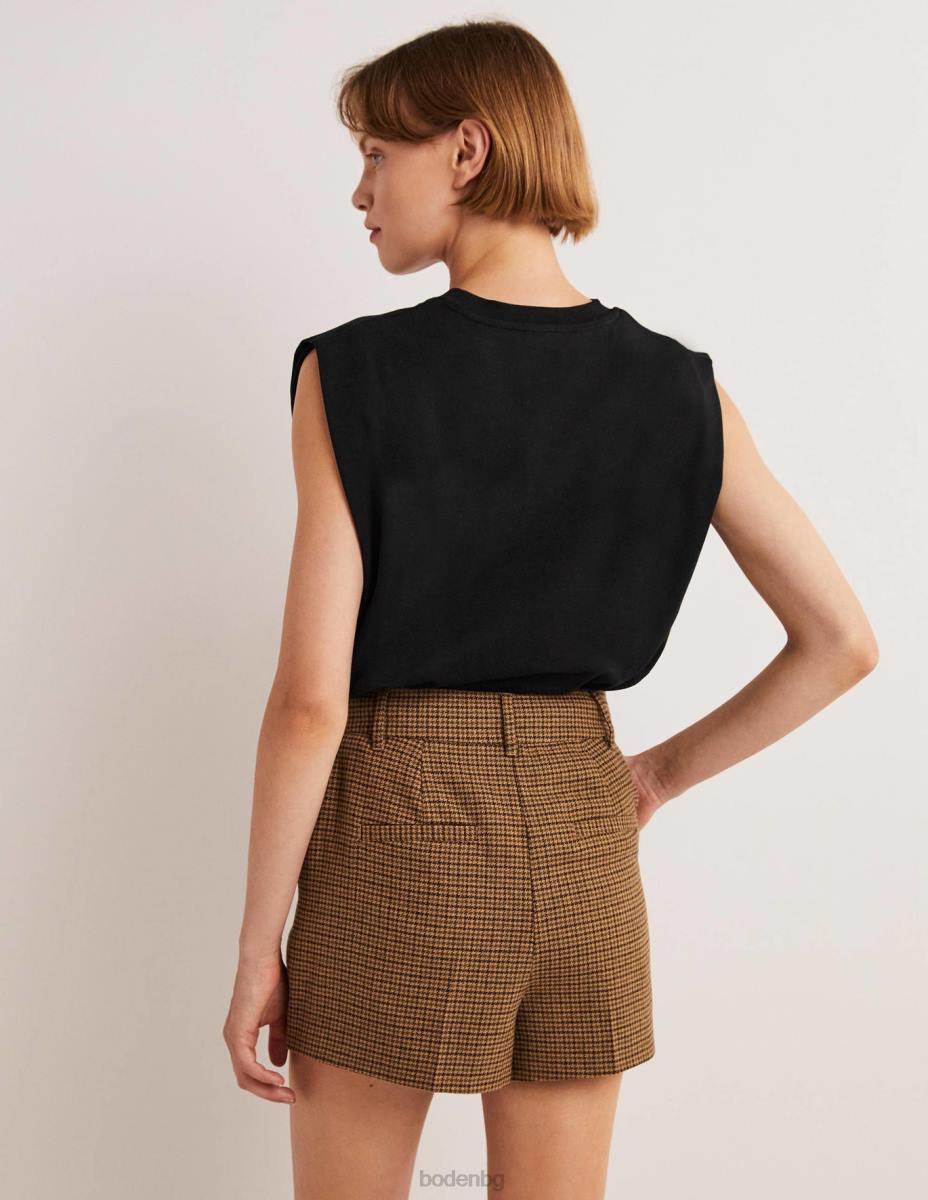 облекло Boden перфектно памучно горнище без ръкави черен Жени LL68137