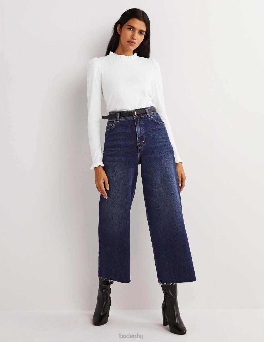 облекло Boden горна част със супермеки волани бяло Жени LL68138