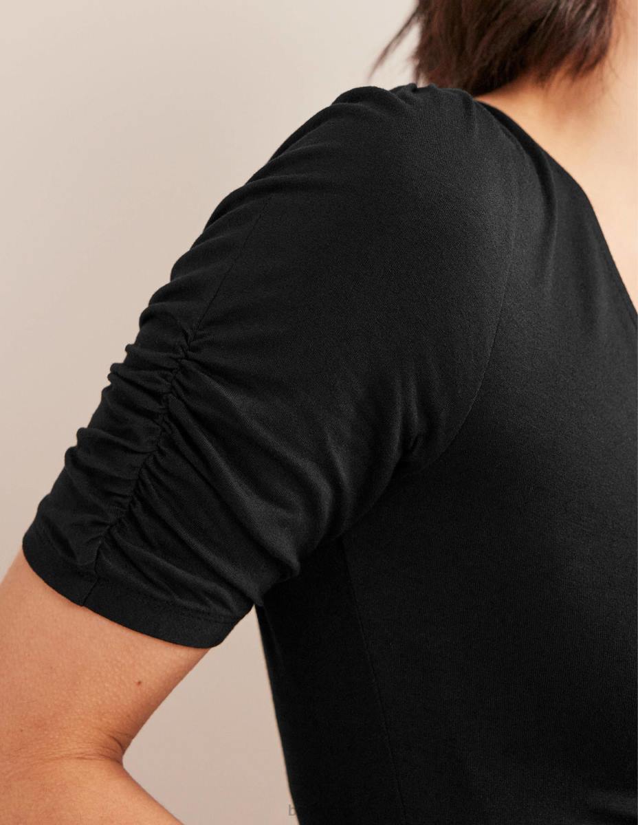 облекло Boden горна част с щампи отпред черен Жени LL681450