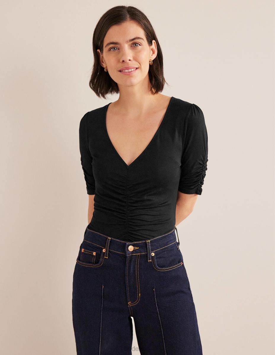 облекло Boden горна част с щампи отпред черен Жени LL681450