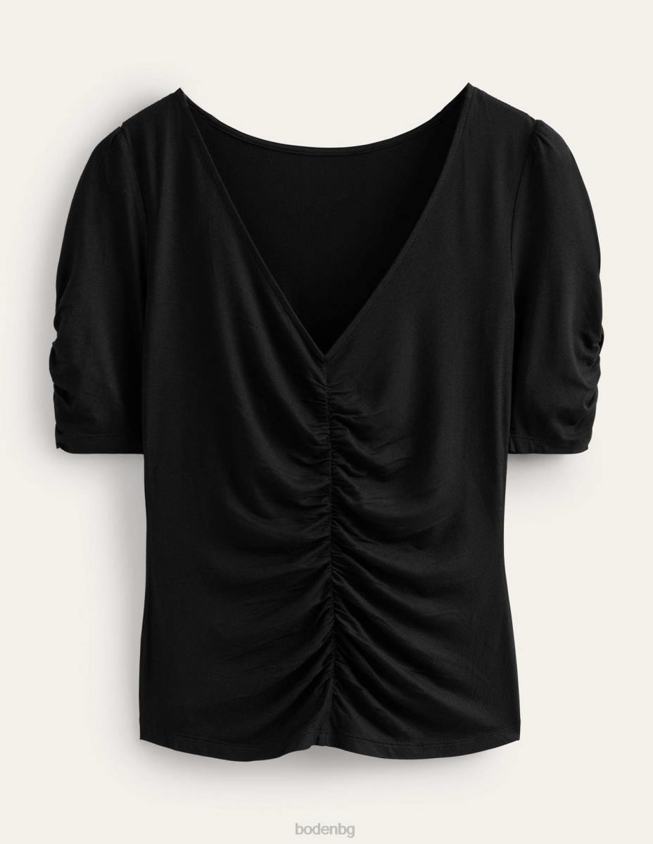 облекло Boden горна част с щампи отпред черен Жени LL681450