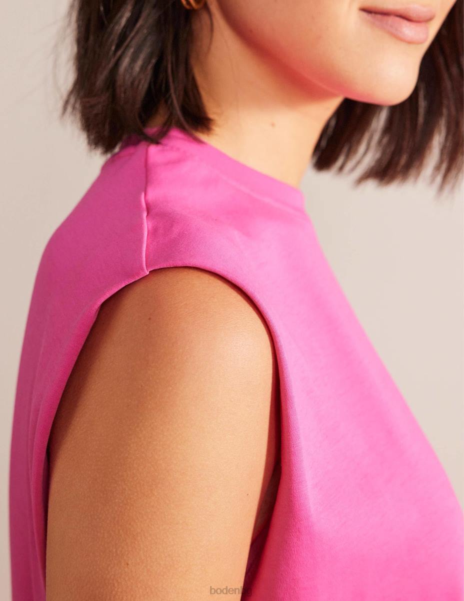 облекло Boden перфектно памучно горнище без ръкави фуксия федора Жени LL68150