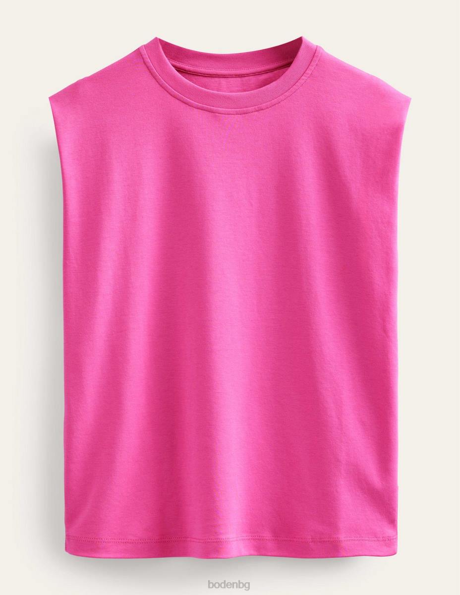 облекло Boden перфектно памучно горнище без ръкави фуксия федора Жени LL68150