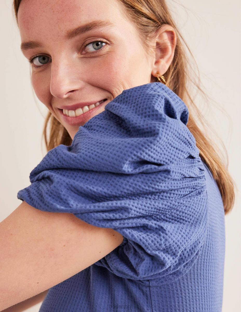 облекло Boden горна част от трико с буф ръкав истински флот Жени LL681520