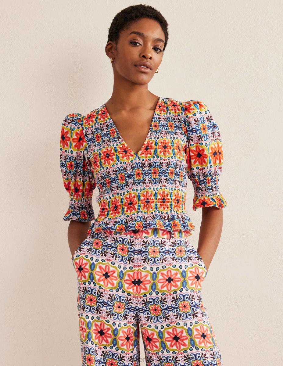 облекло Boden пушено горнище с елече мулти & гоблен райе Жени LL681556