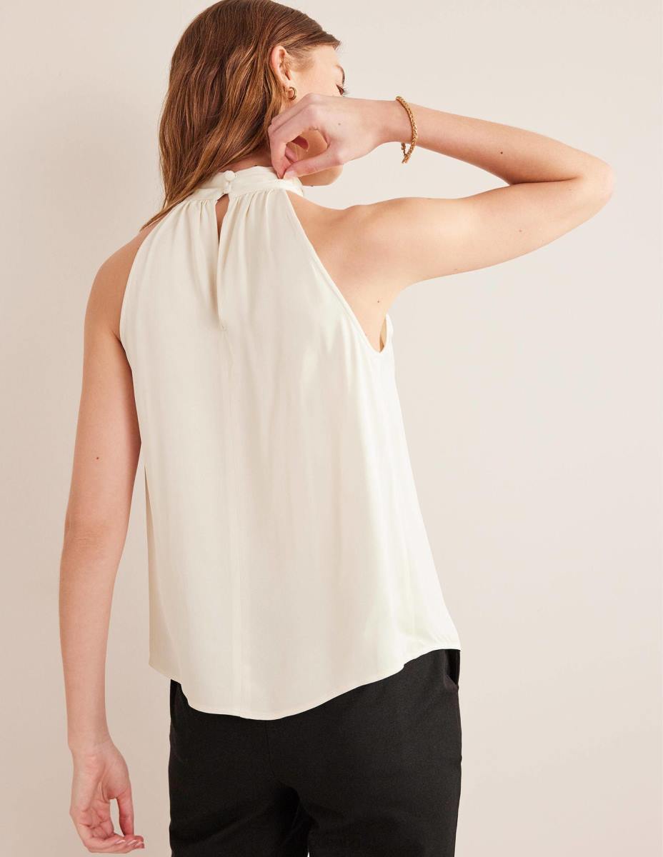 облекло Boden сатенена горна част изпарено сиво Жени LL681602