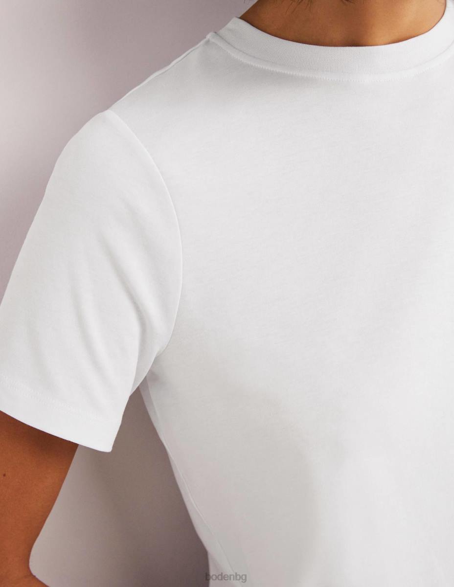 облекло Boden перфектна памучна тениска бяло Жени LL68168