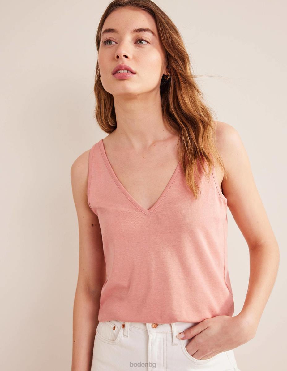 облекло Boden мека жилетка розово розово Жени LL681691