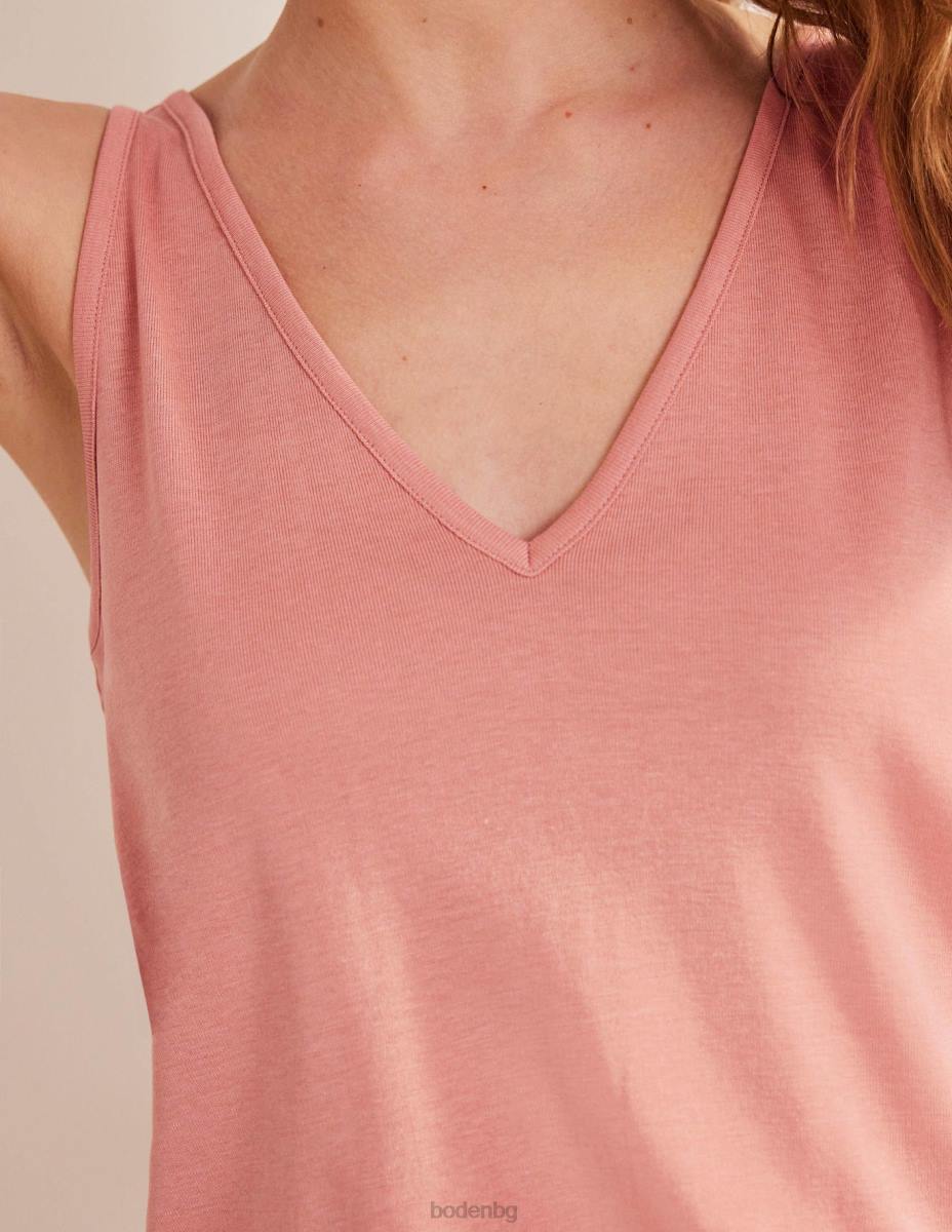 облекло Boden мека жилетка розово розово Жени LL681691