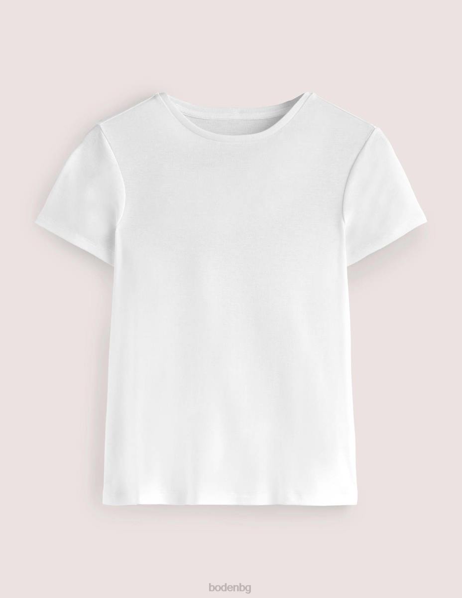 облекло Boden мека тениска бяло Жени LL68170