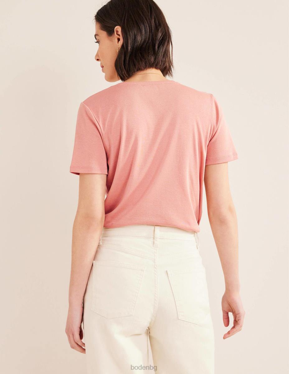 облекло Boden мека тениска розово Жени LL681735