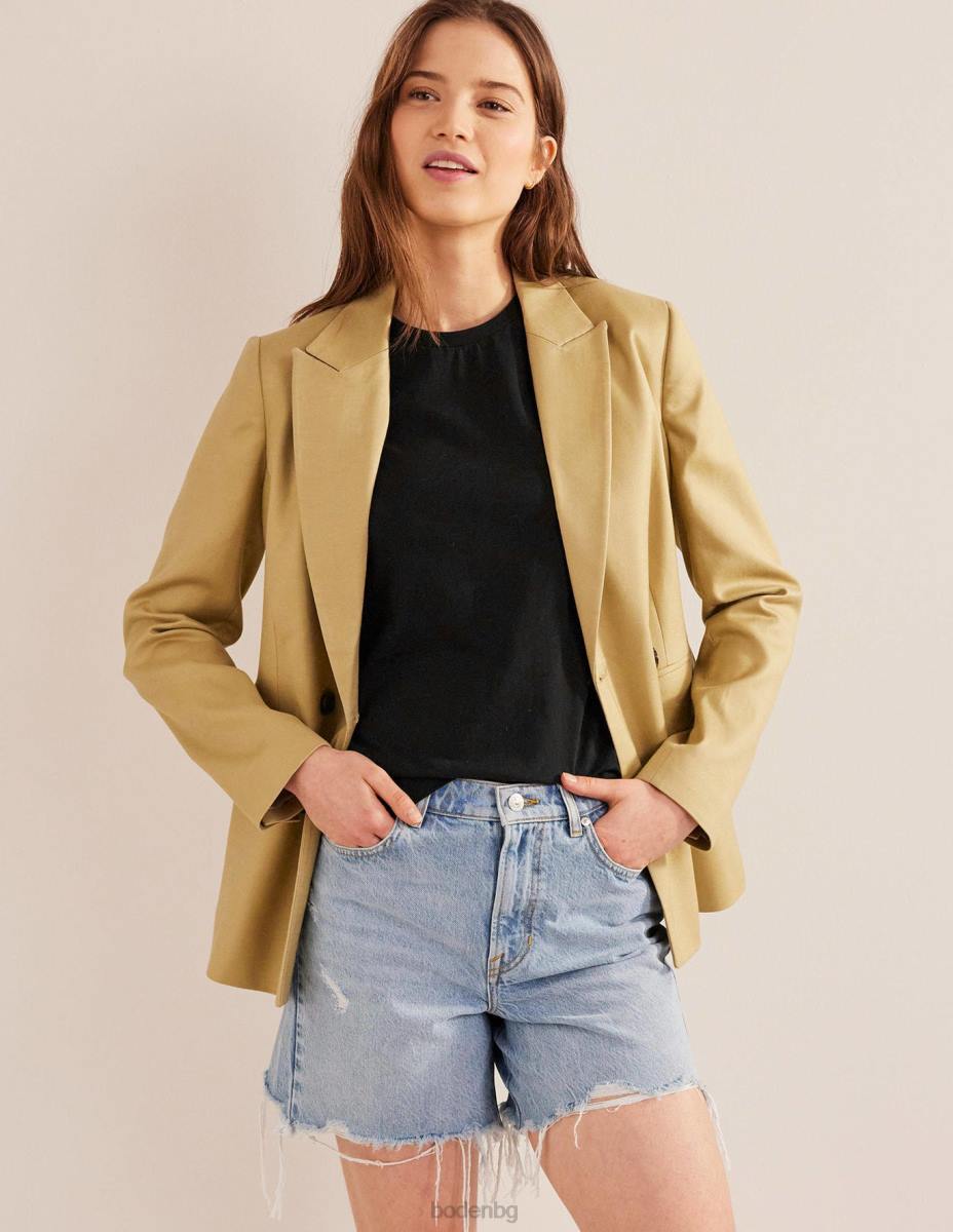 облекло Boden тениска с кръгла яка от чист памук черен Жени LL681811