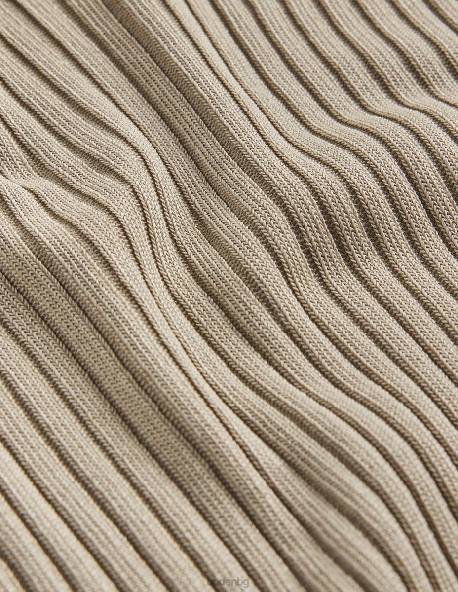 облекло Boden изрязана рипсена жилетка камък Жени LL681825