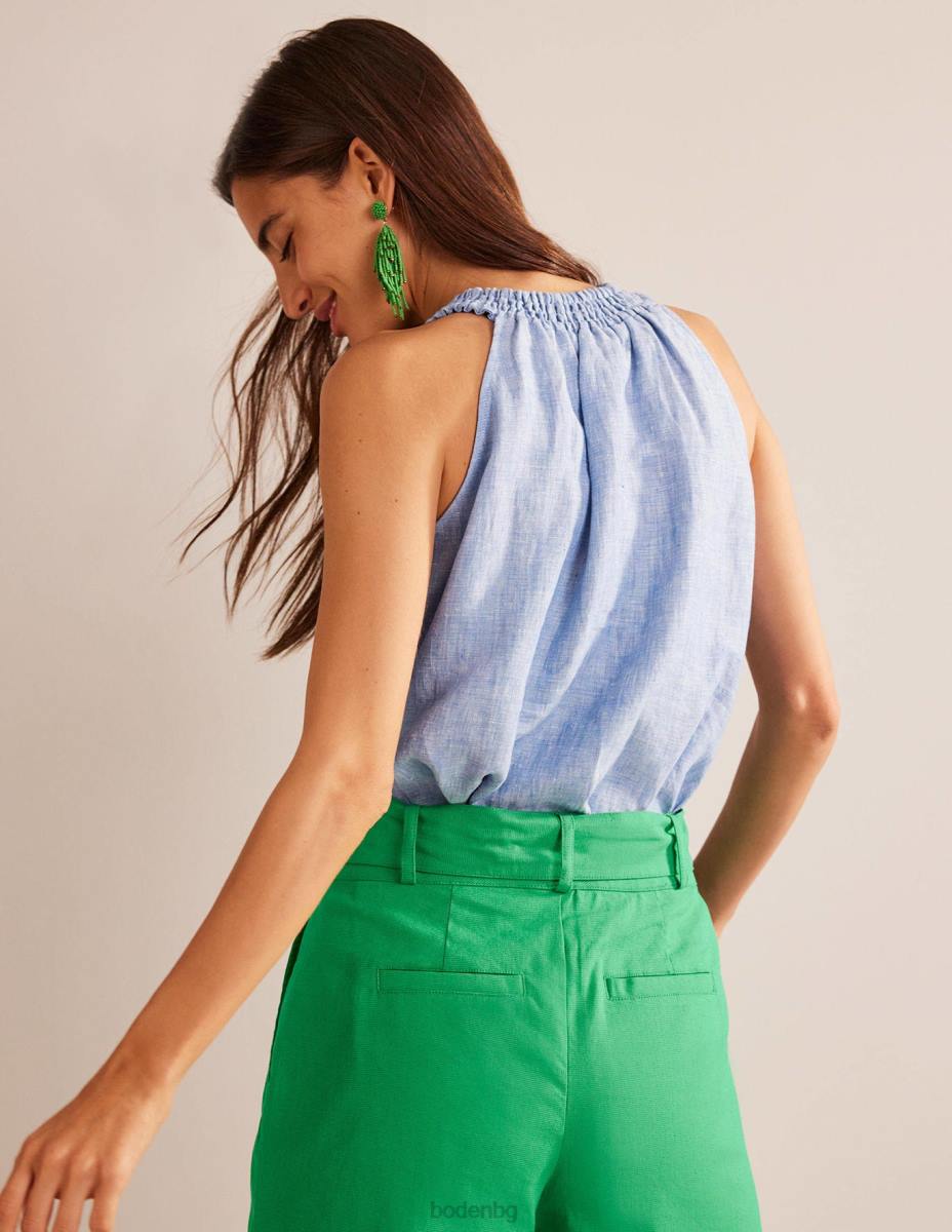 облекло Boden ленен пушен халтер шамбре Жени LL68183