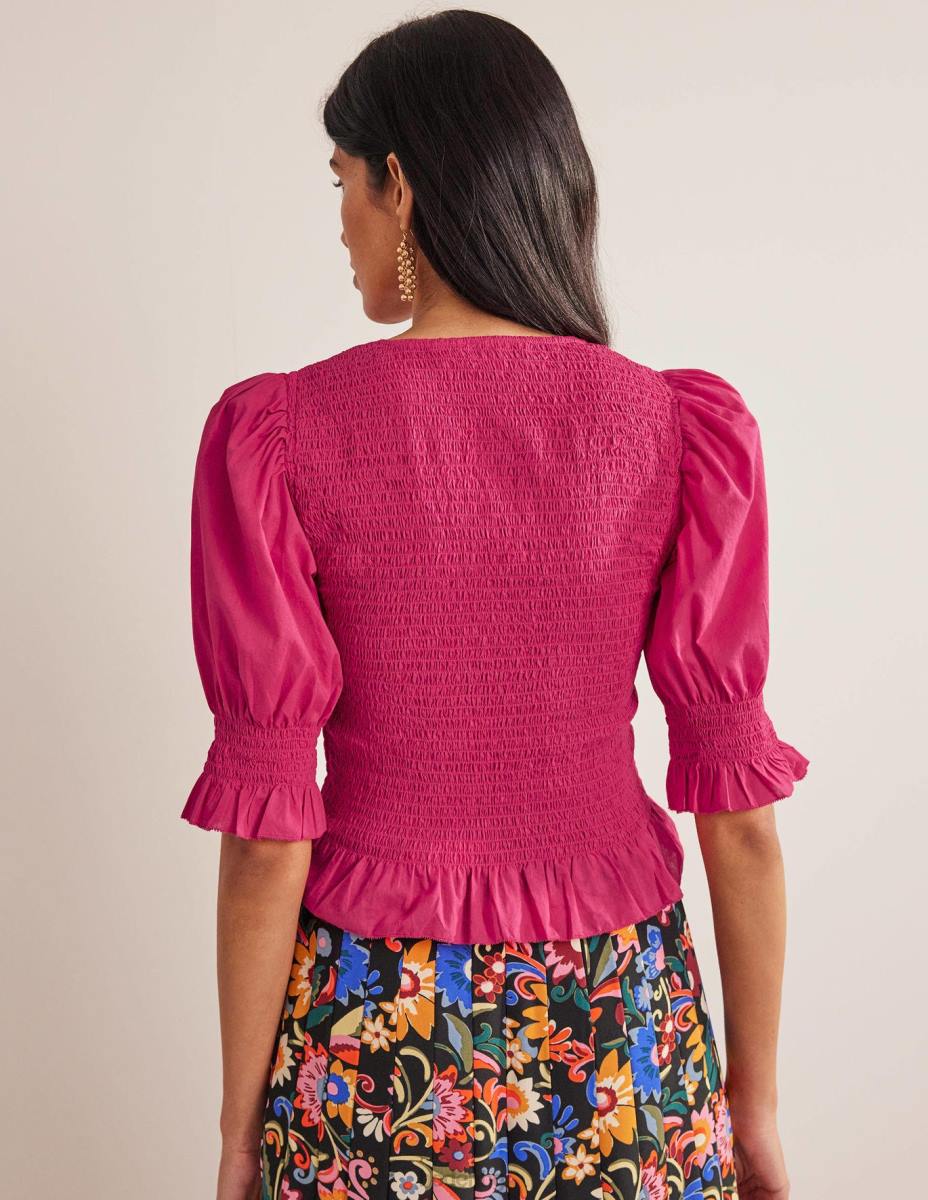 облекло Boden пушено горнище с елече виртуално розово Жени LL681881