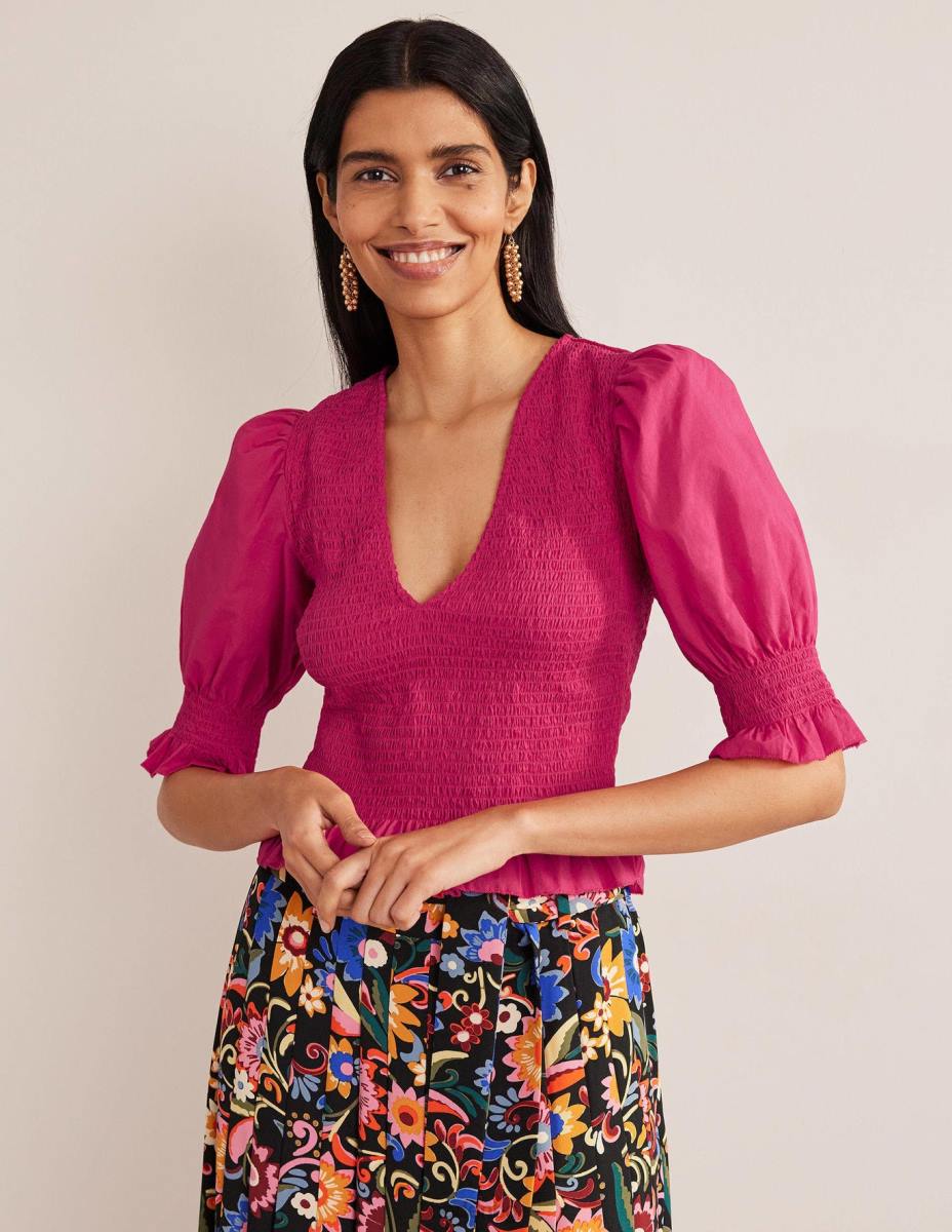 облекло Boden пушено горнище с елече виртуално розово Жени LL681881