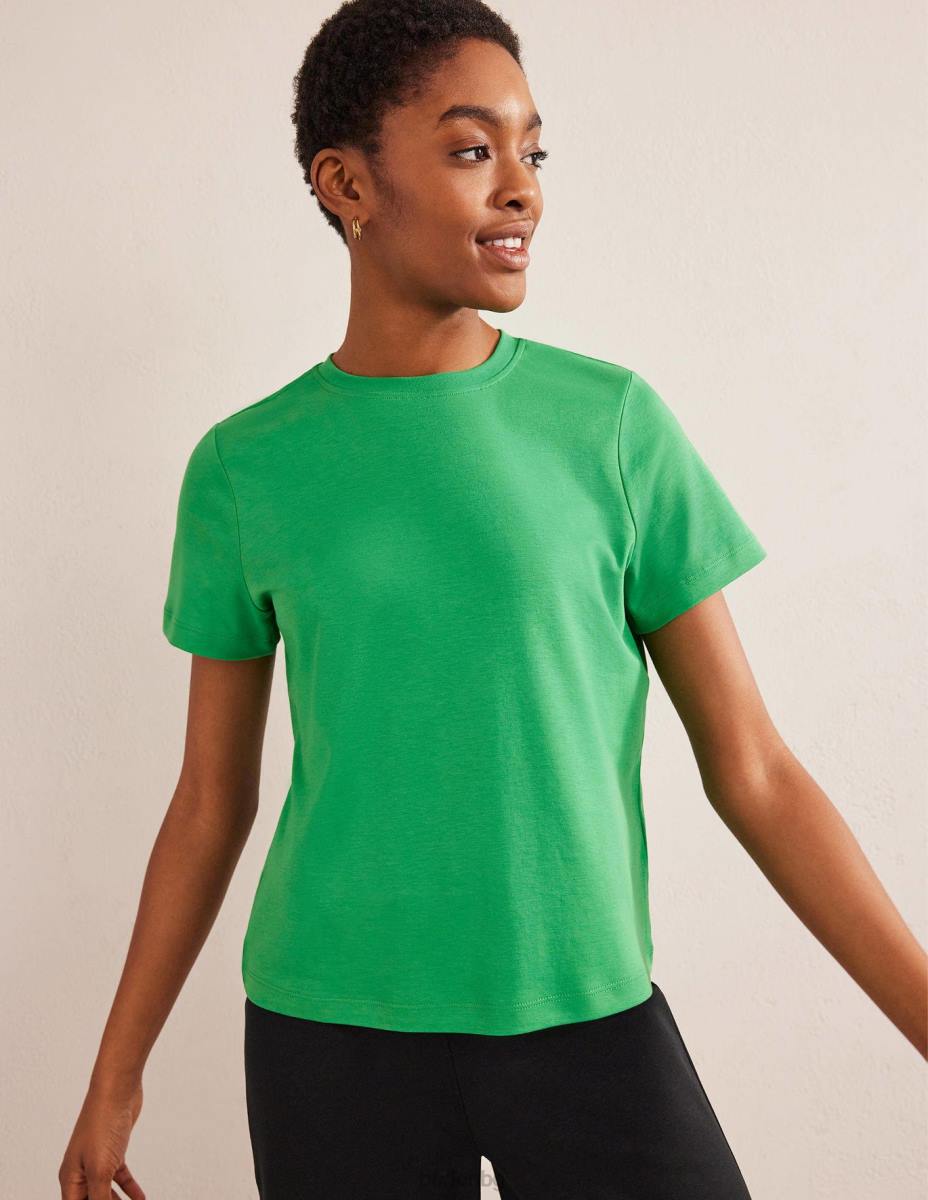 облекло Boden перфектна памучна тениска зелена пчела Жени LL681916