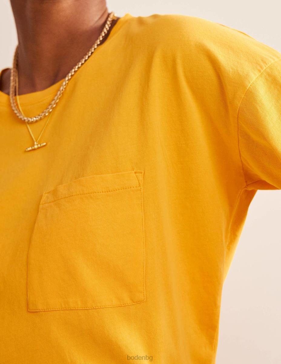 облекло Boden голяма изпрана тениска френски невен Жени LL681927