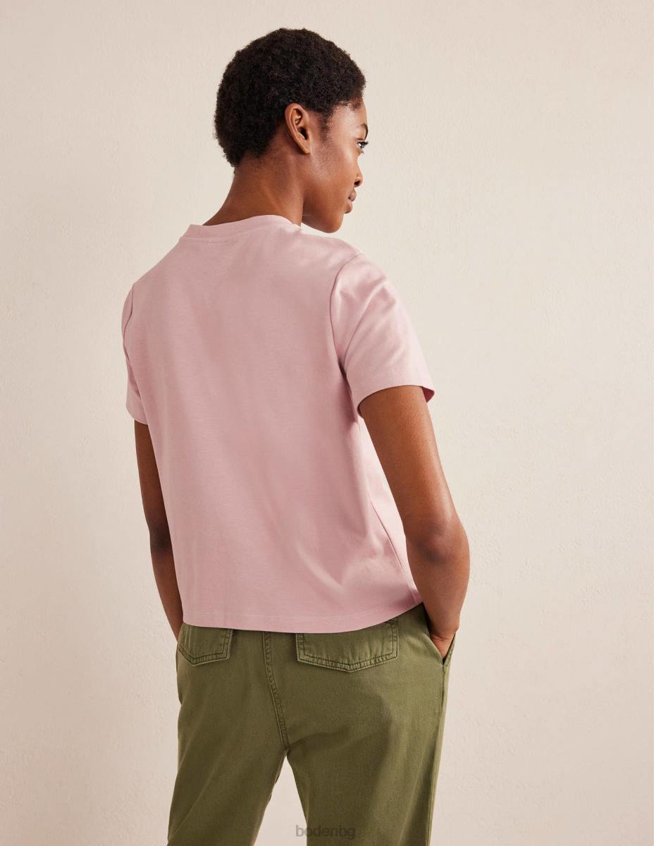 облекло Boden перфектна памучна тениска млечен шейк Жени LL681933