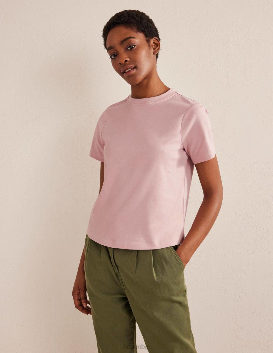 облекло Boden перфектна памучна тениска млечен шейк Жени LL681933