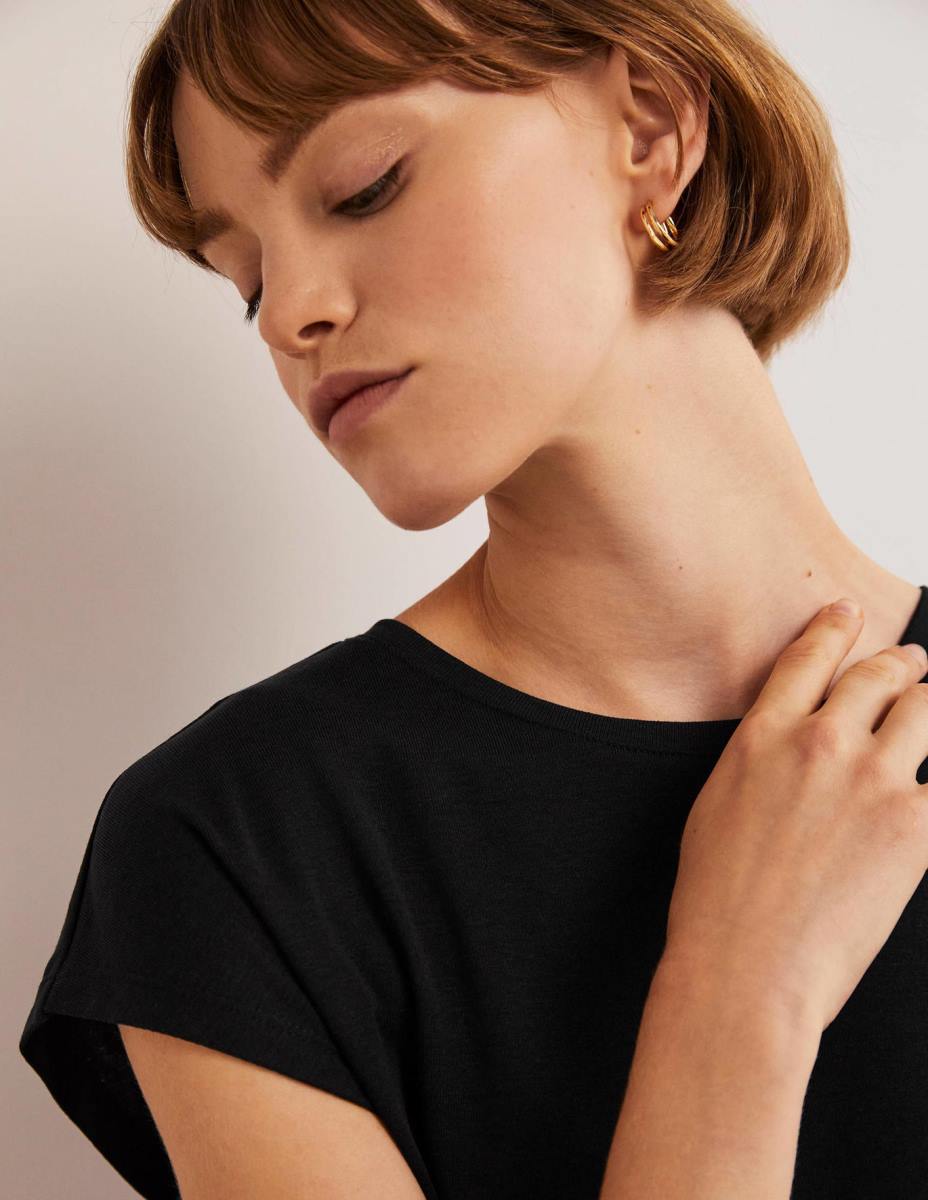 облекло Boden мека горна част без ръкави черен Жени LL681960