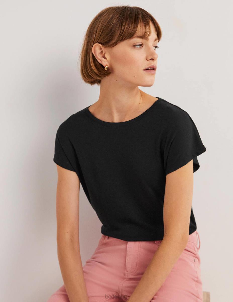 облекло Boden мека горна част без ръкави черен Жени LL681960