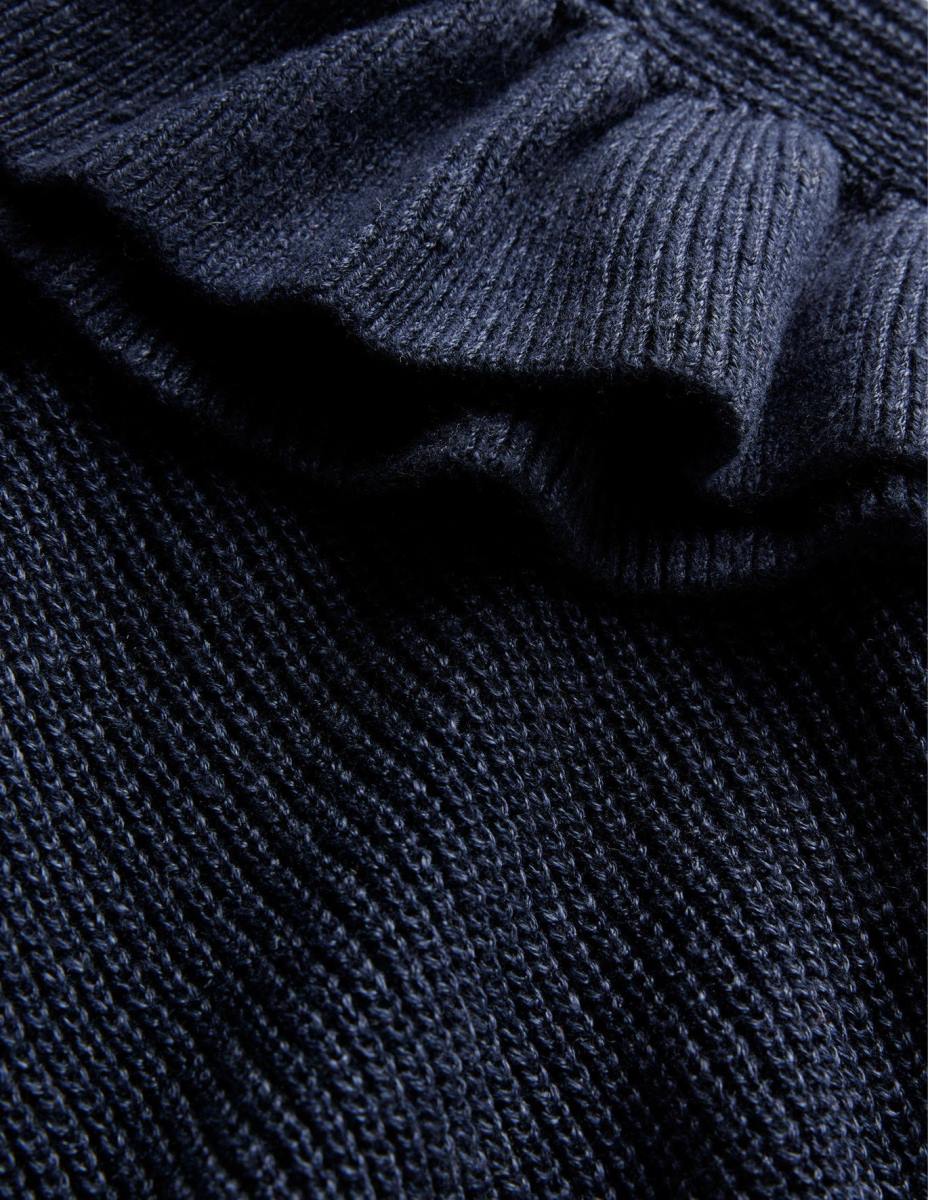 облекло Boden рипсена ленена жилетка военноморски флот Жени LL681962