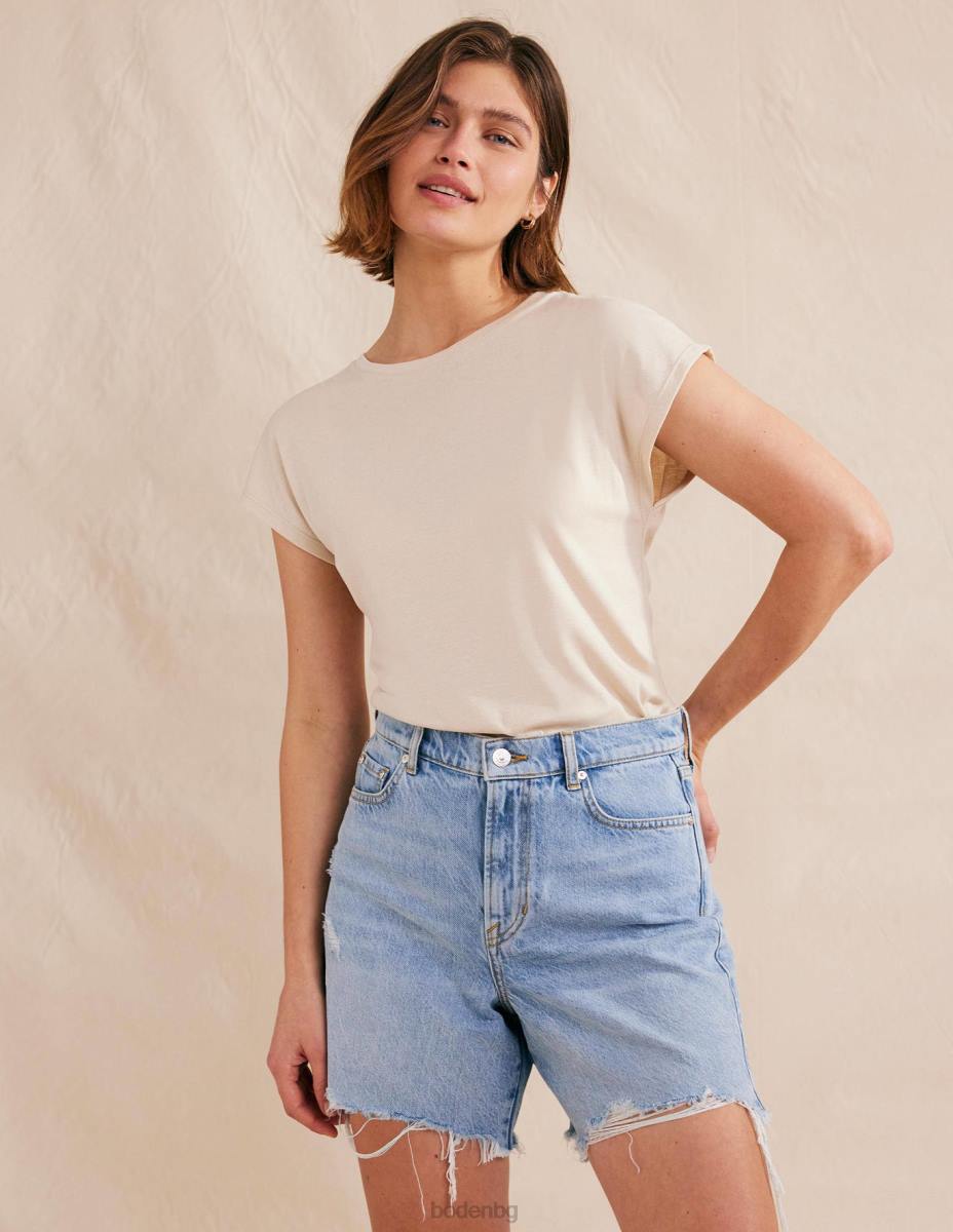 облекло Boden мека горна част без ръкави перлен ечемик Жени LL681992