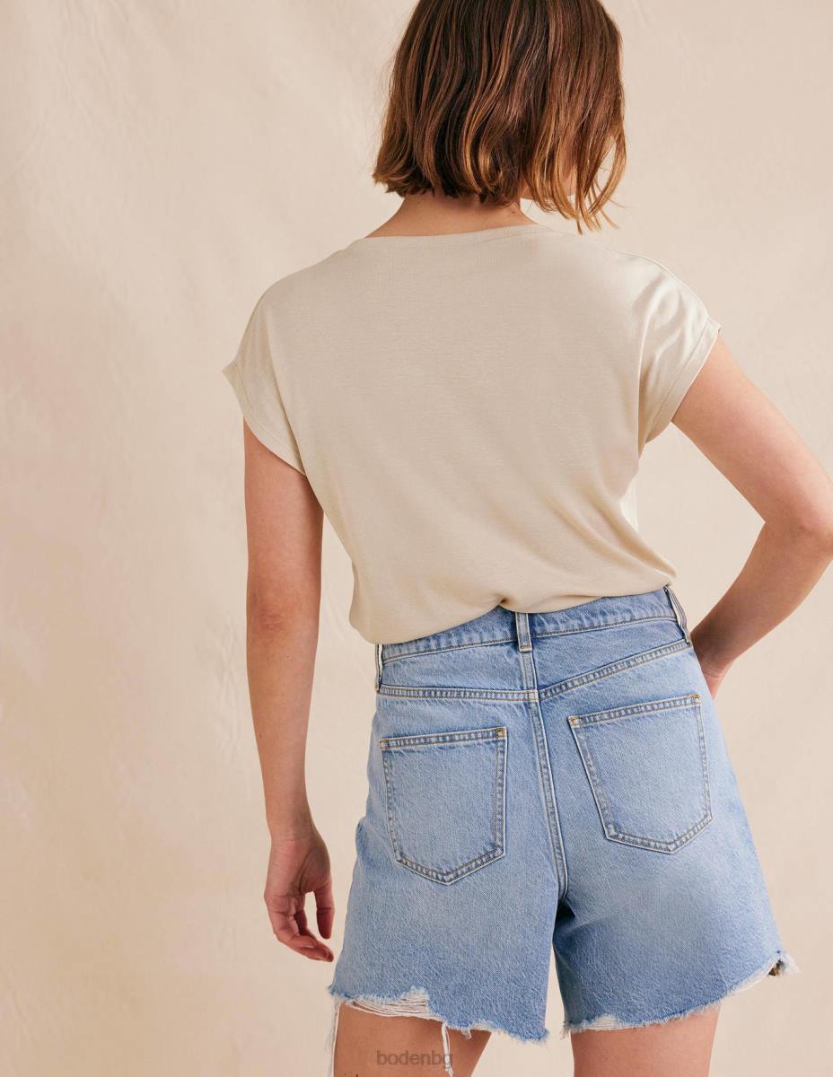 облекло Boden мека горна част без ръкави перлен ечемик Жени LL681992