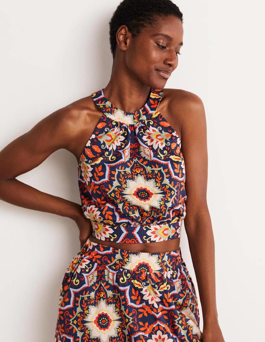 облекло Boden джесика халтернек съвместно горнище френски флот и Блумсбъри Жени LL681996