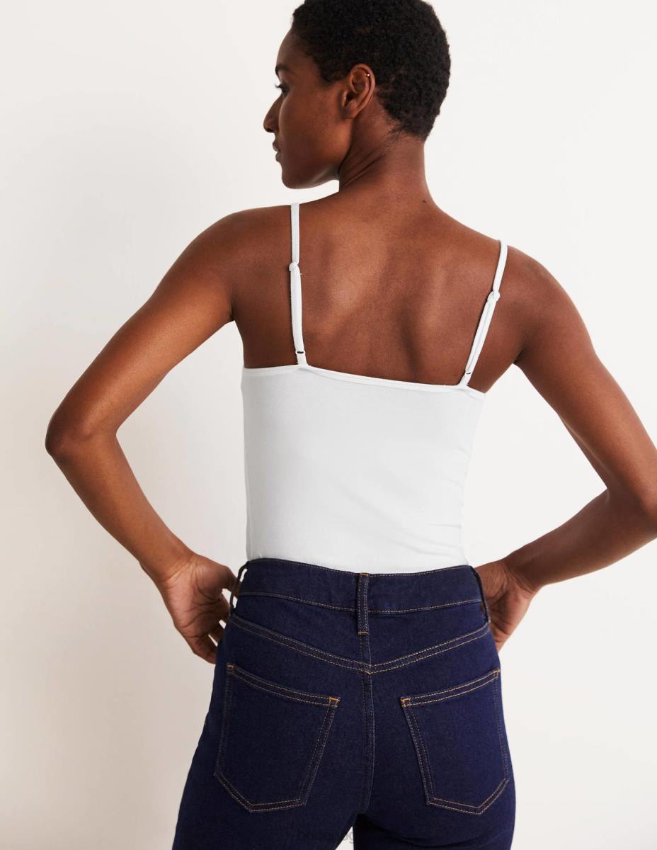 облекло Boden обикновен ками топ бяло Жени LL68202