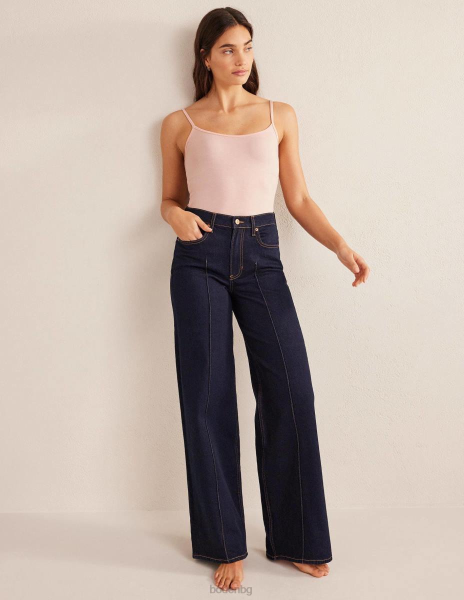 облекло Boden обикновен ками топ светло бежово Жени LL68204